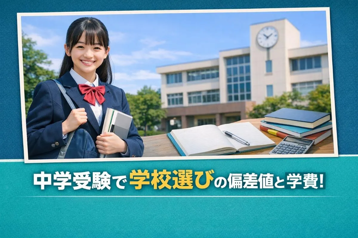 中学受験で学校選びの偏差値と学費！失敗しない志望校決定法とチェックリスト