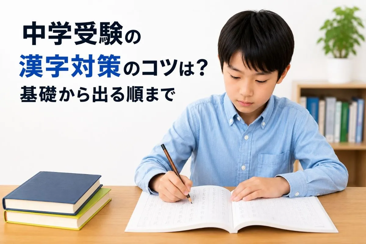 中学受験の漢字対策のコツは?基礎から出る順まで