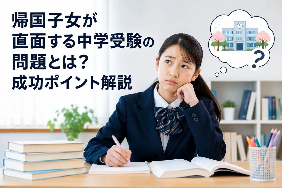 帰国子女が直面する中学受験の問題とは?成功ポイント解説