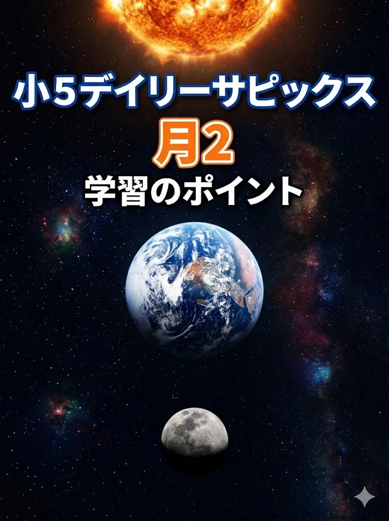 小5デイリーサピックス月2の学習のポイント