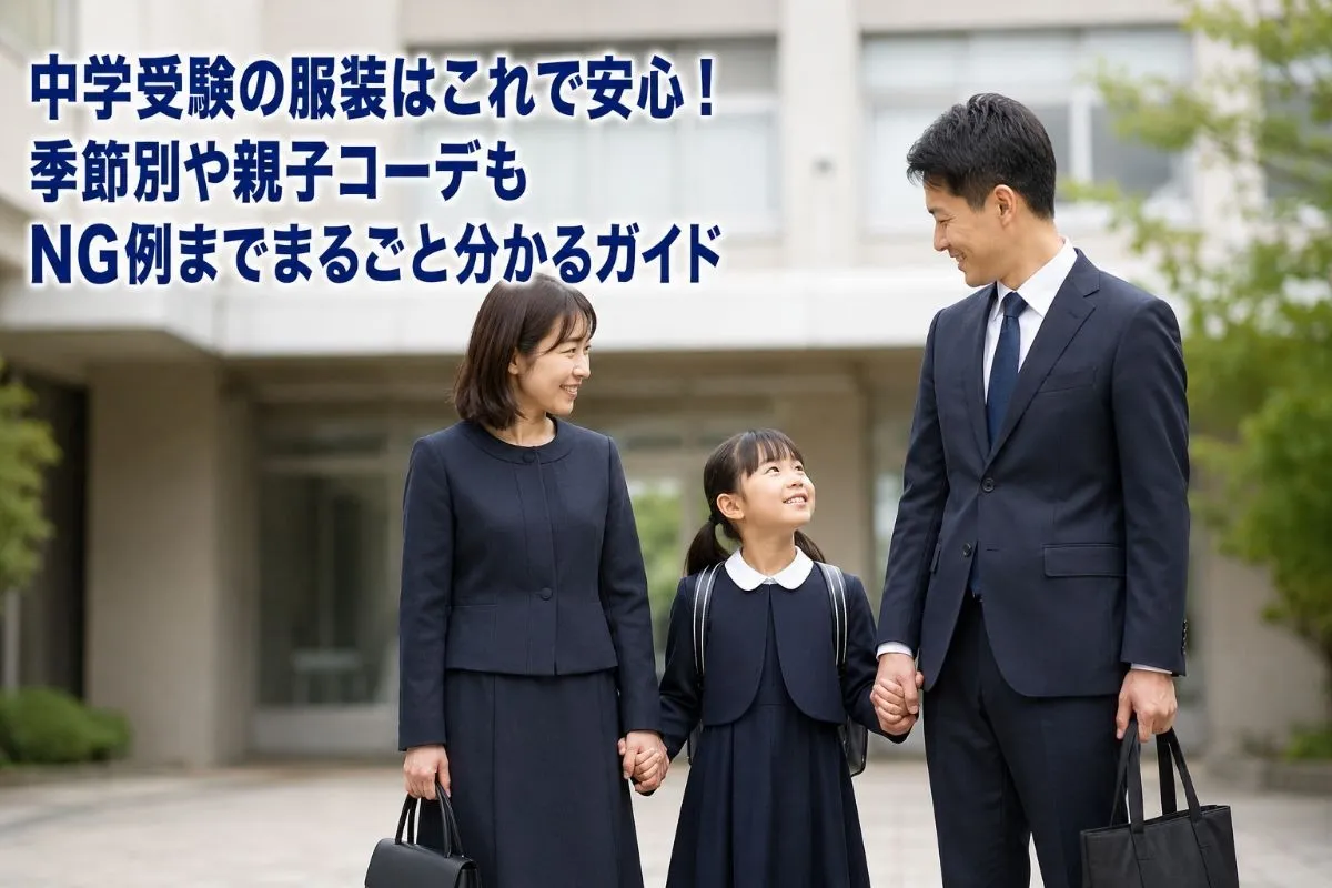 中学受験の服装はこれで安心!季節別や親子コーデもNG例までまるごと分かるガイド