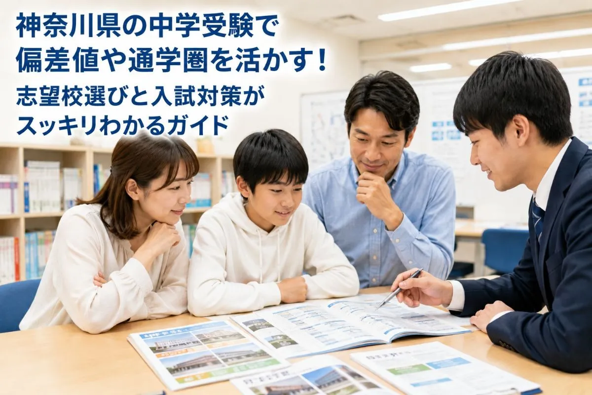 神奈川県の中学受験で偏差値や通学圏を活かす!志望校選びと入試対策がスッキリわかるガイド
