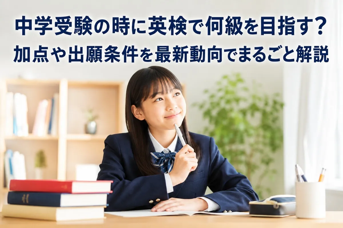 中学受験の時に英検で何級を目指す？加点や出願条件を最新動向でまるごと解説