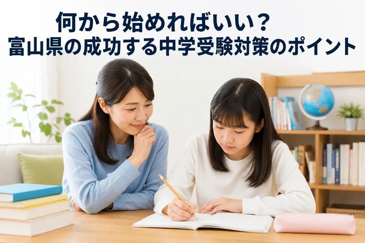 何から始めればいい?富山県の成功する中学受験対策のポイント